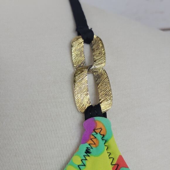 Trina Turk Nuevo Sol Halter Tankini Top Size 6 - Picture 5 of 6